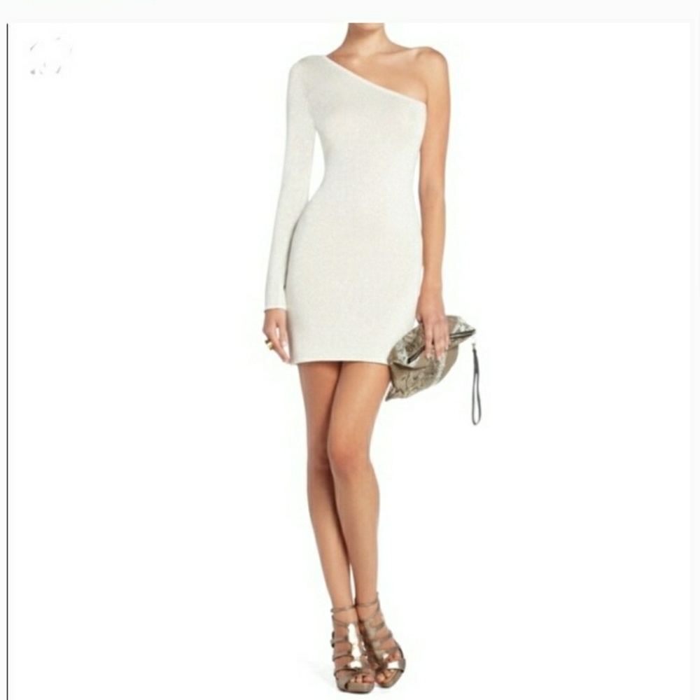Bcbgmaxazria Inya Gardniacom Cream Dress